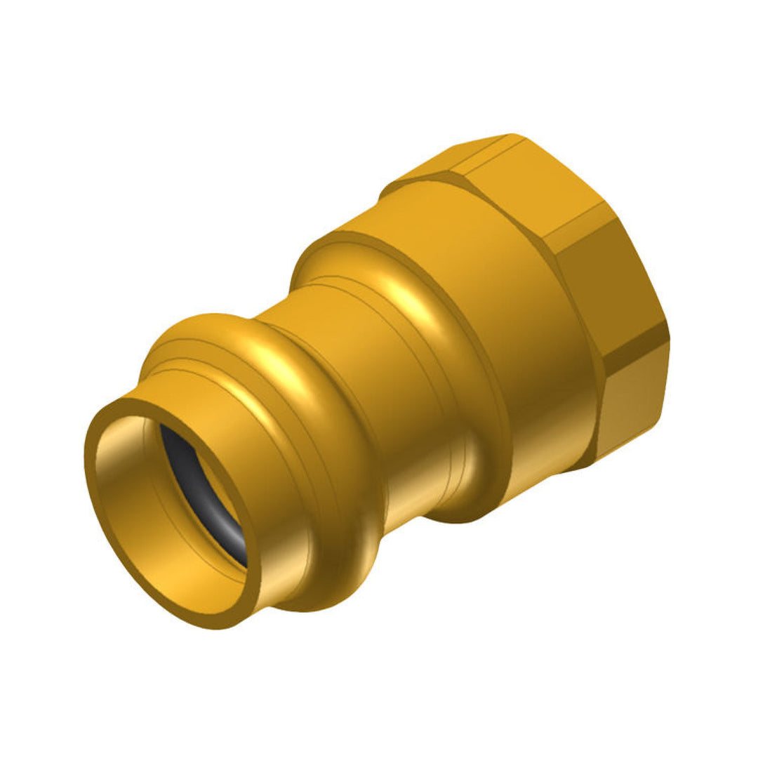 Viega 79330 803 1" Small Diameter Brass Female Adapter