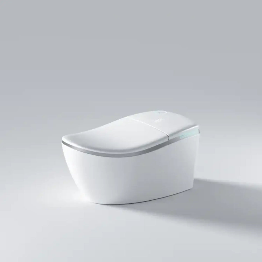 Hands‑Free Smart Toilet with Heated Seat, UV Sterilization, Aromatherapy, and ToeTouch Control