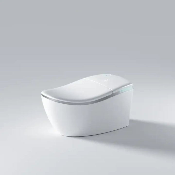 Hands‑Free Smart Toilet with Heated Seat, UV Sterilization, Aromatherapy, and ToeTouch Control