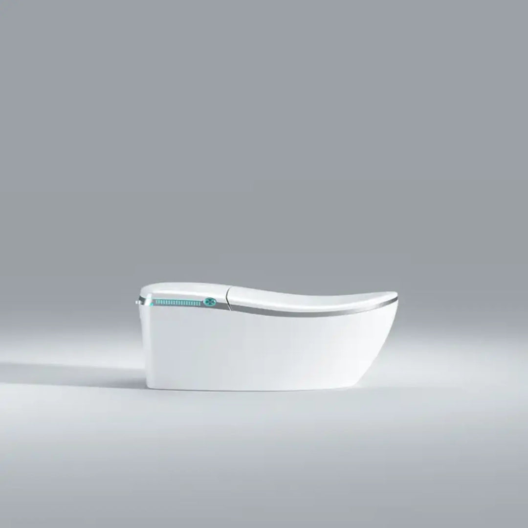 Hands‑Free Smart Toilet with Heated Seat, UV Sterilization, Aromatherapy, and ToeTouch Control