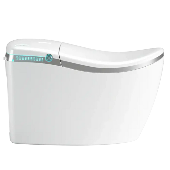 Hands‑Free Smart Toilet with Heated Seat, UV Sterilization, Aromatherapy, and ToeTouch Control