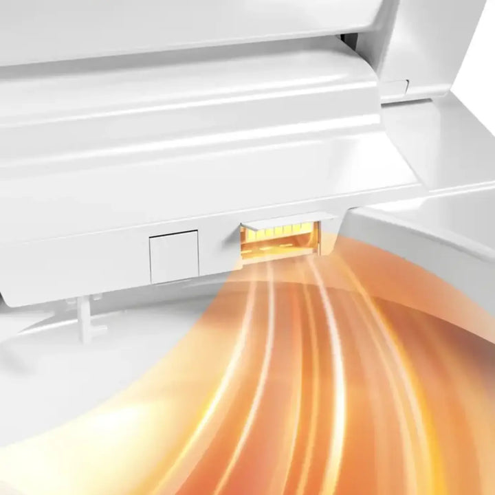 Hands‑Free Smart Toilet with Heated Seat, UV Sterilization, Aromatherapy, and ToeTouch Control