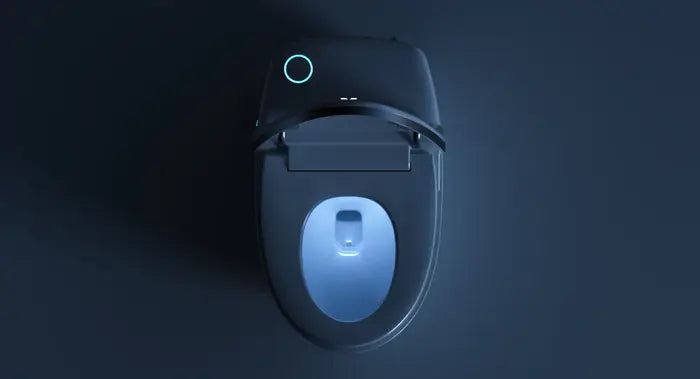 Hands‑Free Smart Toilet with Heated Seat, UV Sterilization, Aromatherapy, and ToeTouch Control