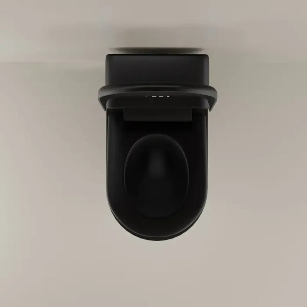 Automatic Matte Black Smart Toilet with Voice Control, Warm‑Water Bidet, and UV Sterilization